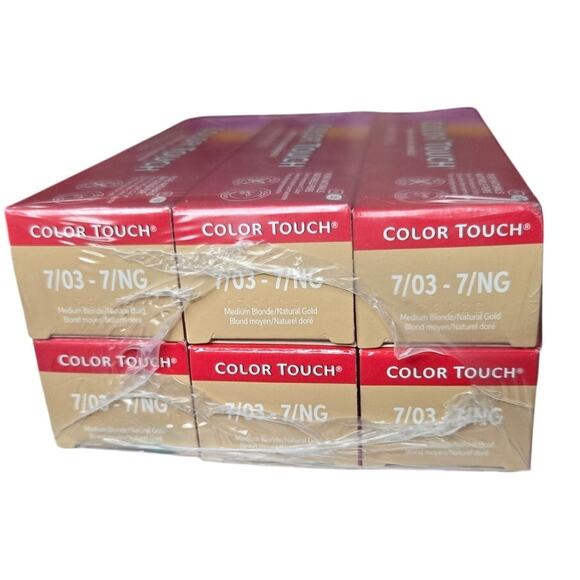 Wella Other - Wella Color Touch Demi Permanent Hair Color 7/03-7/NG 6 pack